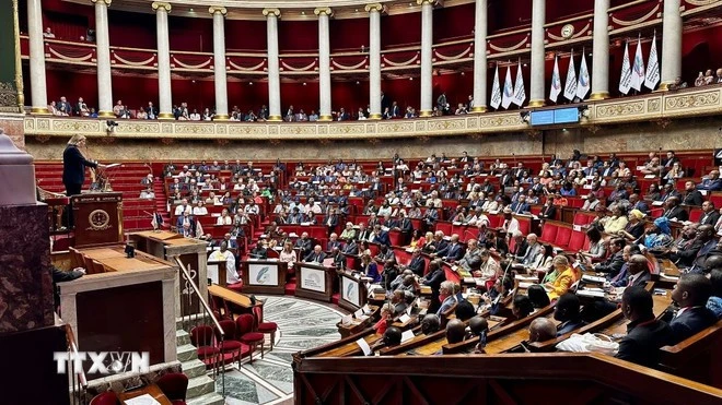 Lễ khai mạc phiên toàn thể Đại hội đồng Liên minh Nghị viện Pháp ngữ lần thứ 50, ngày 12/7 tại thủ đô Paris.