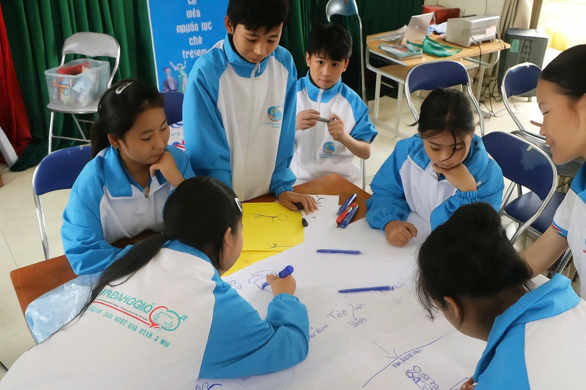 Câu lạc bộ thủ lĩnh của sự thay đổi Trường TH&amp;THCS Suối Giàng, xã Văn Chấn góp phần nâng cao nhận thức của trẻ em về bình đẳng giới, bảo vệ và chăm sóc phụ nữ...