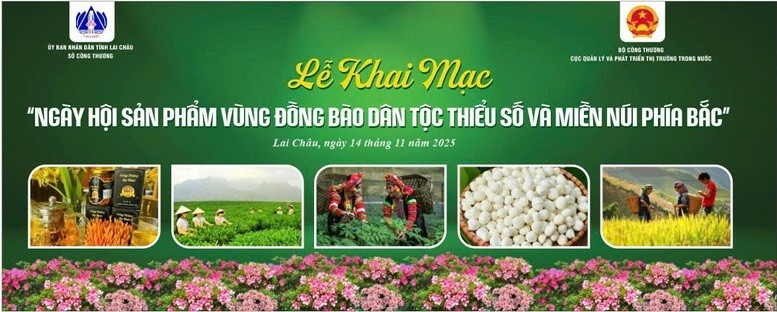 Ngày hội sản phẩm vùng đồng bào dân tộc thiểu số và miền núi phía bắc năm 2025 sẽ diễn ra tại Trung tâm thương mại tỉnh Lai Châu.
