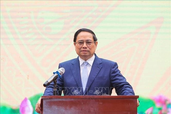 Thủ tướng Phạm Minh Chính phát biểu chỉ đạo. Thủ tướng Phạm Minh Chính phát biểu chỉ đạo.