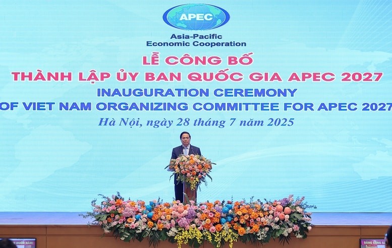 Thủ tướng Phạm Minh Chính đánh giá đăng cai Năm APEC 2027 là vinh dự đối với Việt Nam và cũng là một trọng trách quốc tế. Thủ tướng Phạm Minh Chính đánh giá đăng cai Năm APEC 2027 là vinh dự đối với Việt Nam và cũng là một trọng trách quốc tế.