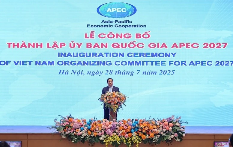 Thủ tướng Phạm Minh Chính đánh giá đăng cai Năm APEC 2027 là vinh dự đối với Việt Nam và cũng là một trọng trách quốc tế.