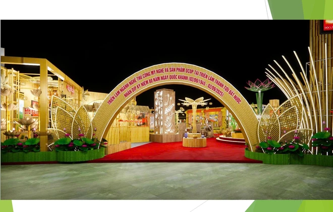 Triển lãm ngành nghề thủ công mỹ nghệ và sản phẩm OCOP.