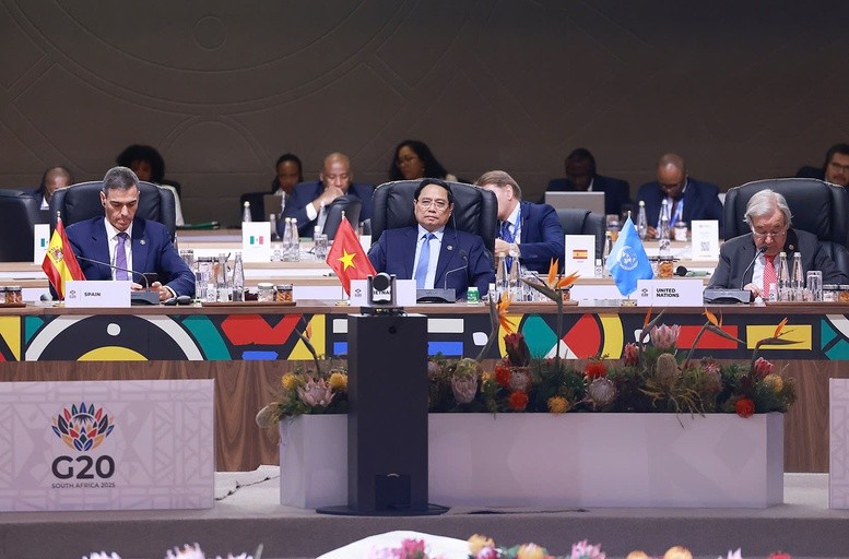 Thủ tướng khẳng định Việt Nam sẵn sàng hợp tác chặt chẽ với G20 và cộng đồng quốc tế triển khai các ưu tiên chiến lược nêu trên bằng các chương trình, dự án hợp tác cụ thể, thiết thực, góp phần mang lại thịnh vượng cho các quốc gia và mọi người dân.