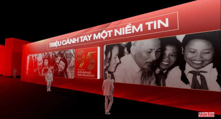 Hình ảnh mô phỏng tại phân khu 1 của Triển lãm. Hình ảnh mô phỏng tại phân khu 1 của Triển lãm.
