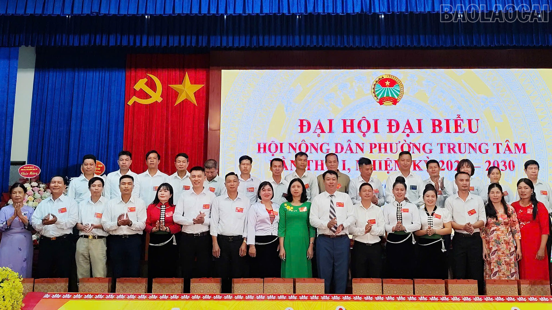 Ban Chấp hành Hội Nông dân phường Trung Tâm lần thứ I, nhiệm kỳ 2025 - 2030. baolaocai-tr_7-10-hoinongdan2.jpg