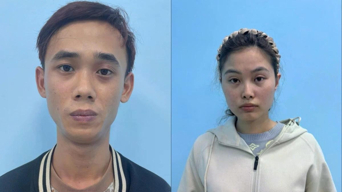 Hai đối tượng Nguyễn Hoài Nam và Nguyễn Thị Vọng.