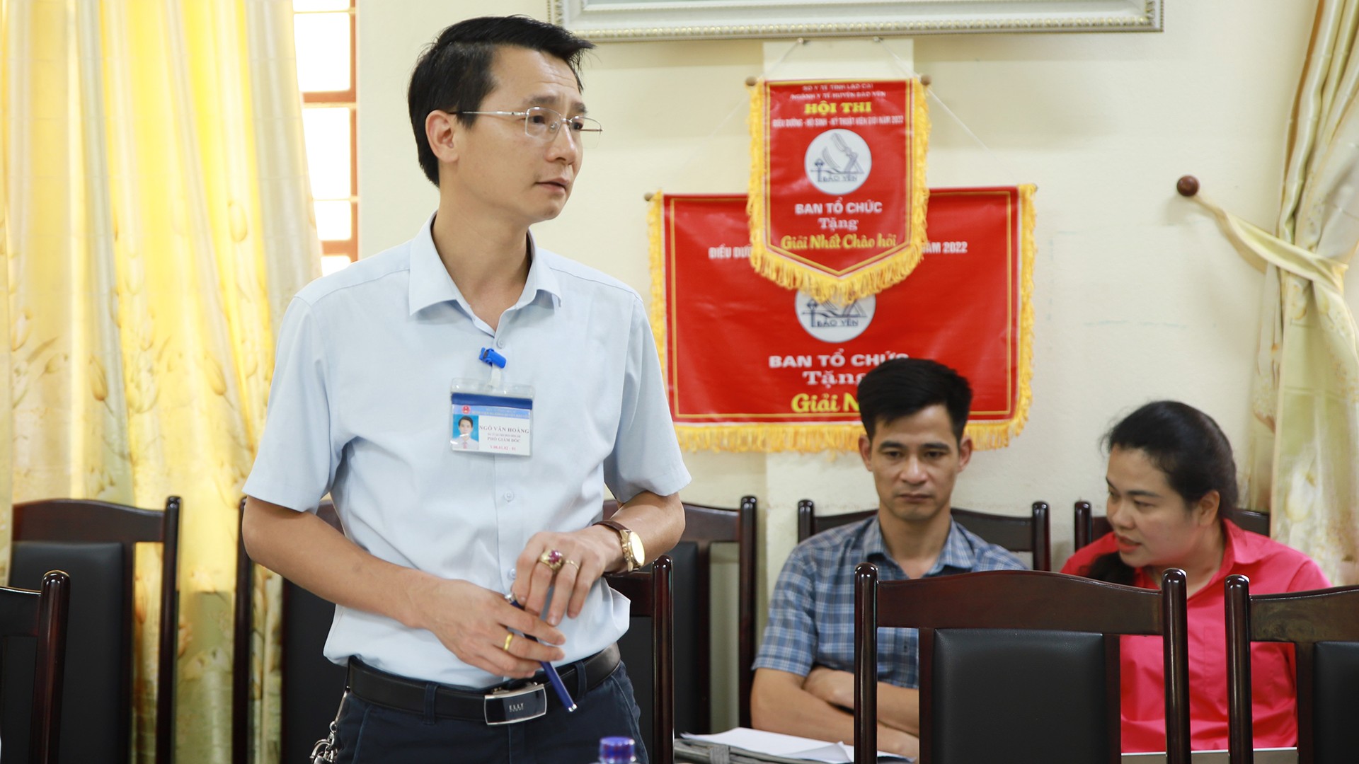 Đại diện các đơn vị y tế phát biểu ý kiến tại các buổi làm việc. 18-7-so-y-te6.jpg