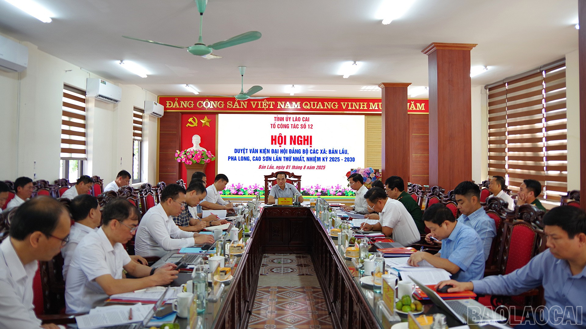 Quang cảnh Hội nghị. baolaocai-br_1-8-duyet1.jpg