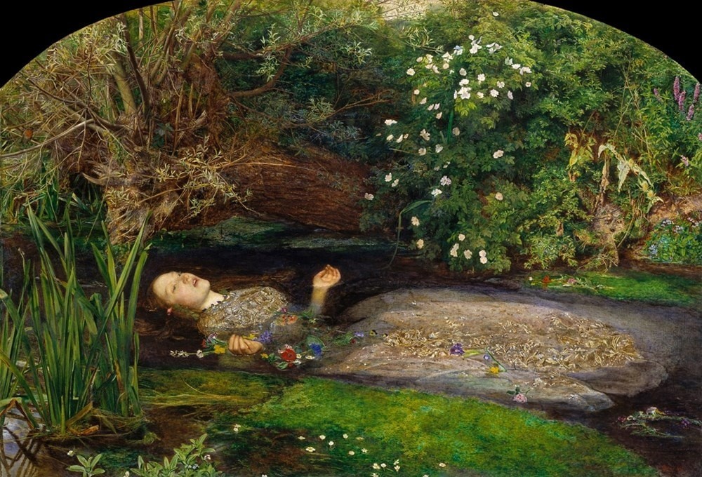 Tác phẩm "Ophelia" (Nàng Ophelia).