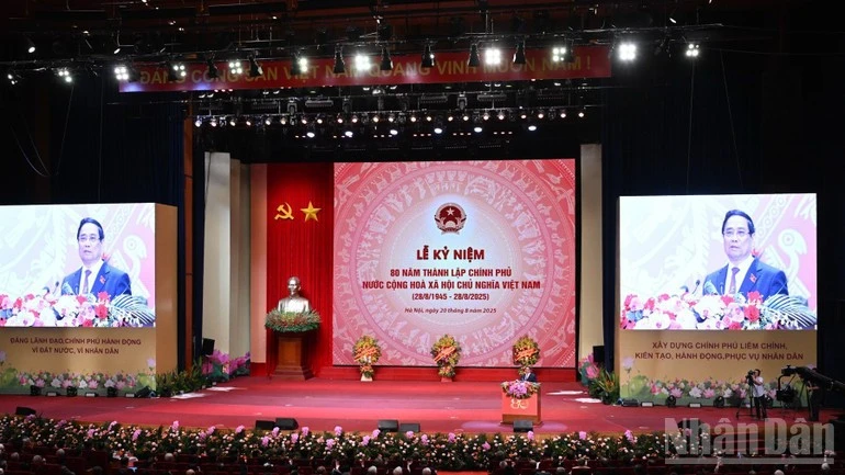 Quang cảnh lễ kỷ niệm.