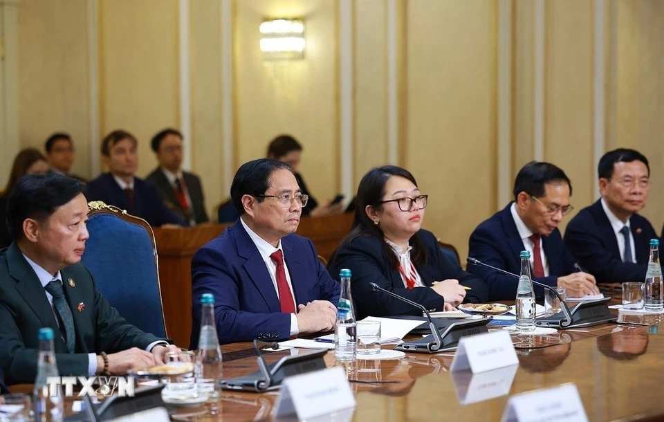 Thủ tướng Chính phủ Phạm Minh Chính phát biểu.