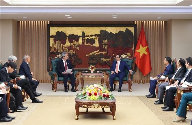 Thủ tướng Phạm Minh Chính tiếp ông Masayuki Omoto, Tổng Giám đốc Tập đoàn Marubeni (Nhật Bản). Thủ tướng Phạm Minh Chính tiếp ông Masayuki Omoto, Tổng Giám đốc Tập đoàn Marubeni (Nhật Bản).