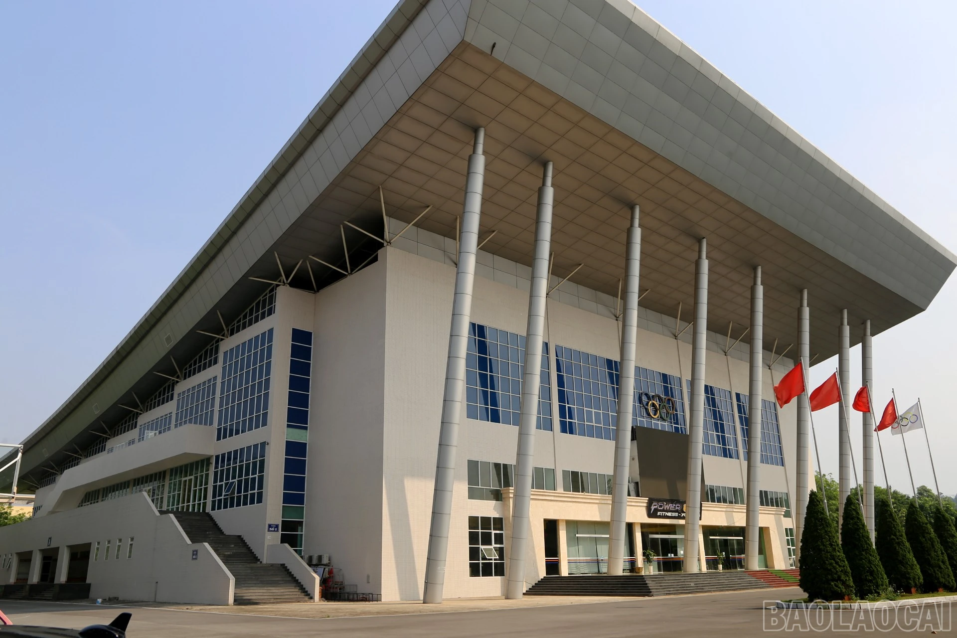 Nhà thi đấu đa năng tỉnh Lào Cai cơ bản đáp ứng yêu cầu tổ chức giải cấp quốc gia.