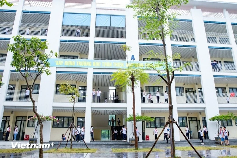 Trường Trung học cơ sở Linh Đàm, phường Hoàng Liệt, Hà Nội.