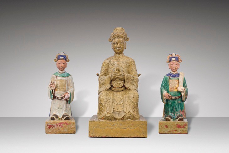 Cụm tượng Thiên quan Đại đế.