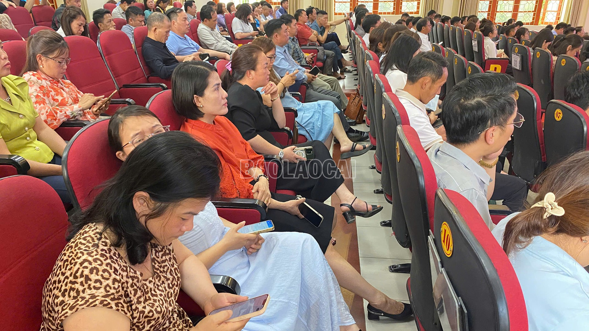 Các học viên tham gia lớp tập huấn. baolaocai-c_15-7-taphuan1.jpg