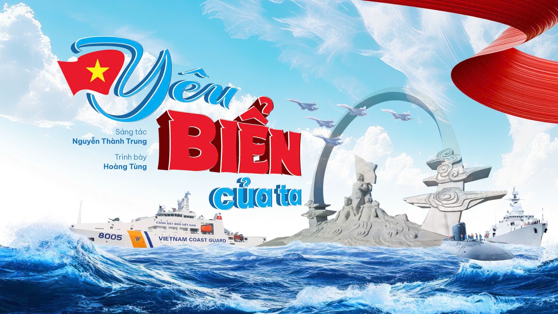 Ca khúc ý nghĩa là khúc tráng ca tri ân những chiến sĩ đã hy sinh tại Gạc Ma.