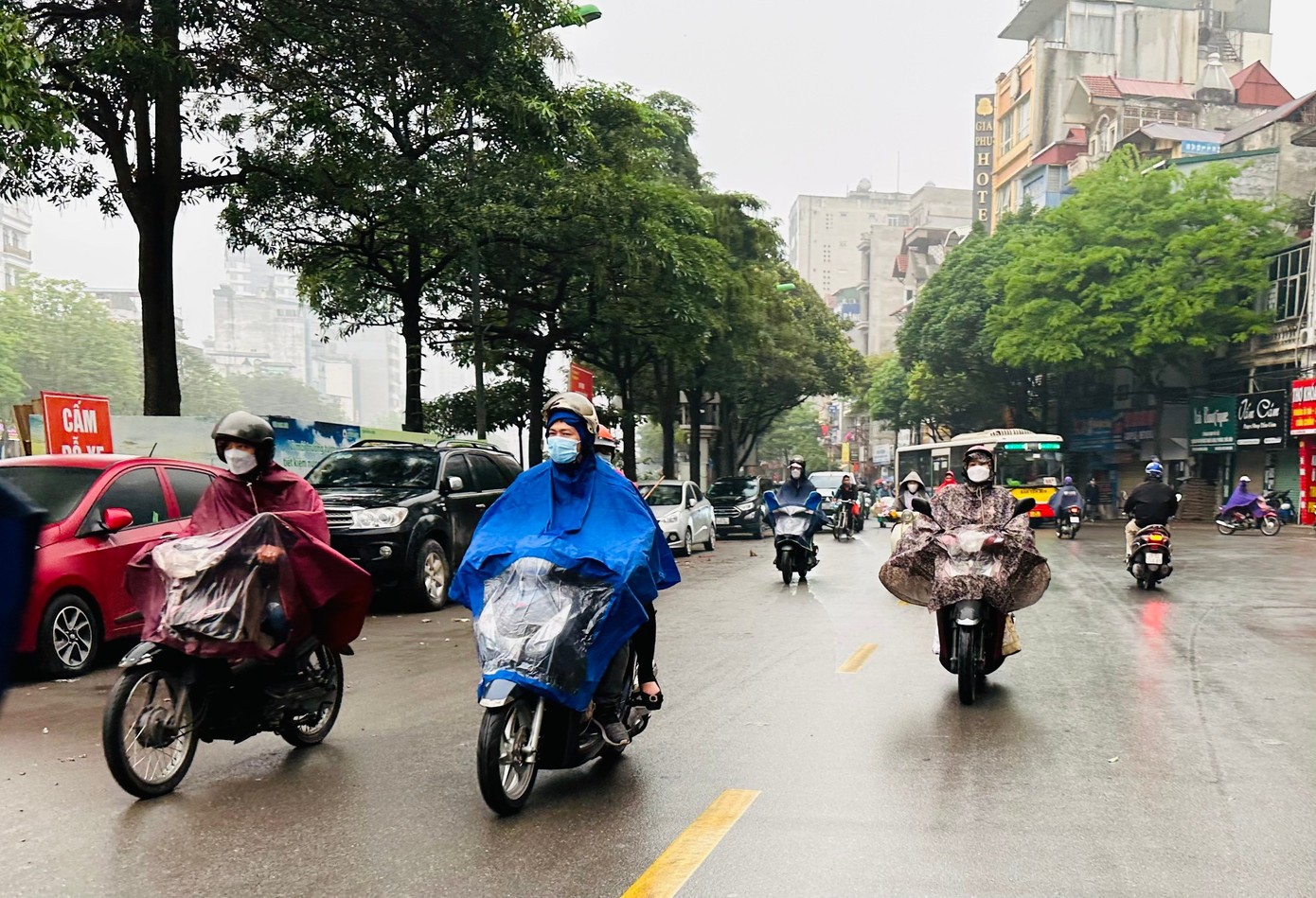 Miền Bắc sẽ đón mưa vào đêm và sáng trong những ngày Tết.