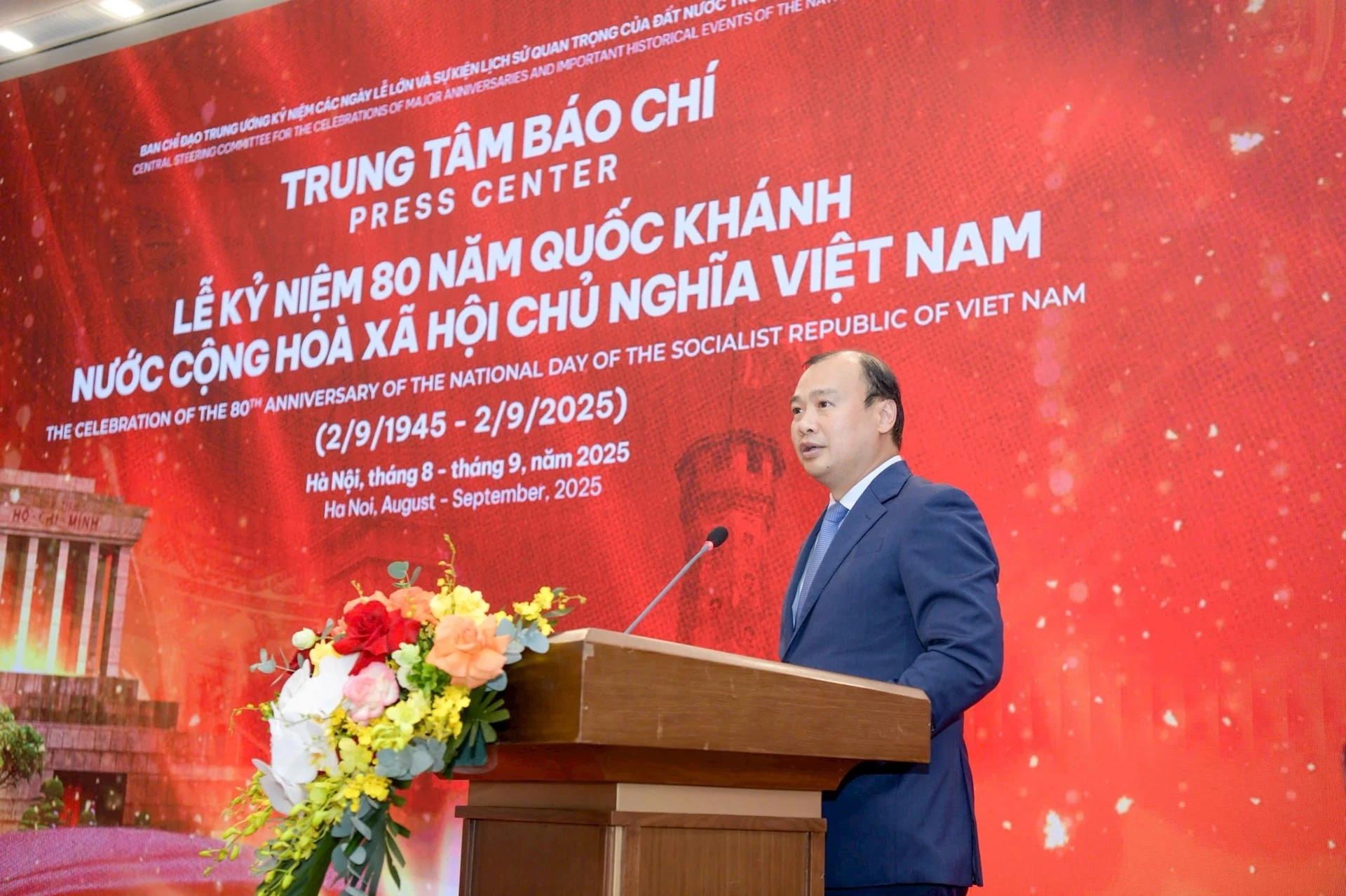 Thứ trưởng Thường trực Bộ Văn hóa, Thể thao và Du lịch Lê Hải Bình phát biểu.