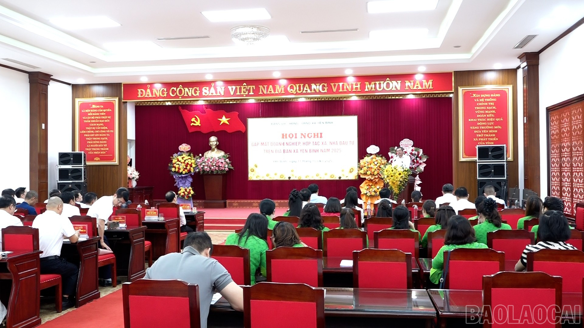 Quang cảnh hội nghị. baolaocai-br_11-10-yenbinh5.jpg