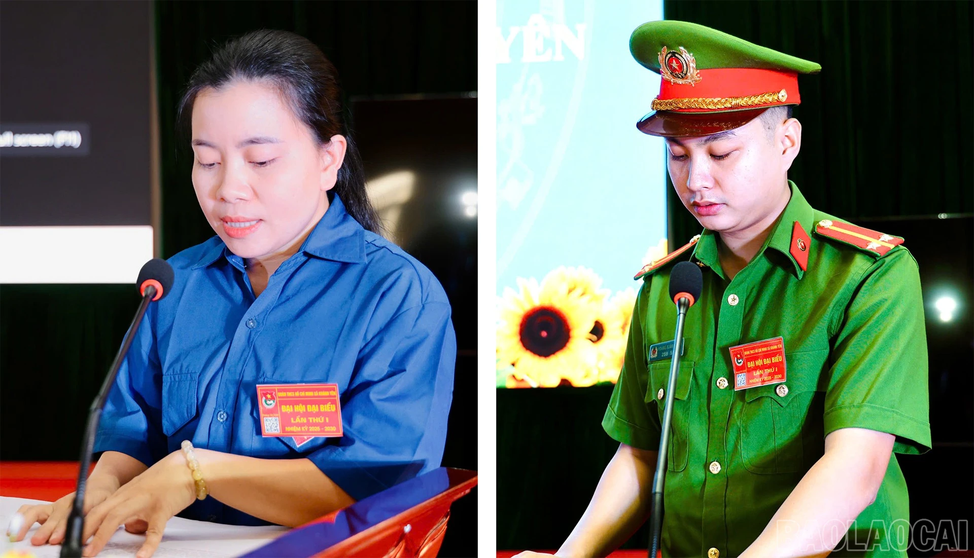 Các đại biểu phát biểu tham luận tại đại hội.