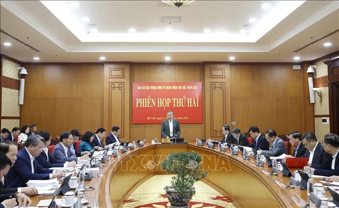 Tổng Bí thư Tô Lâm phát biểu.