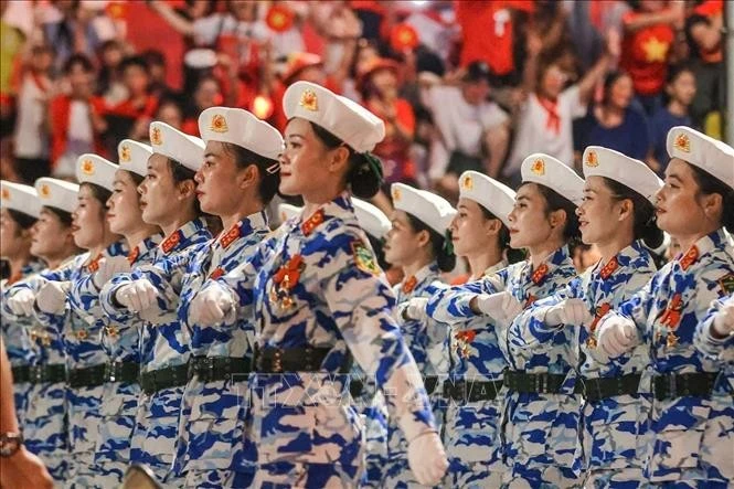 Các khối tham gia buổi Sơ duyệt cấp Nhà nước diễu binh, diễu hành của sự kiện A80.