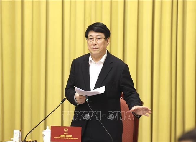 Chủ tịch nước Lương Cường chủ trì họp với Văn phòng Chủ tịch nước về công tác chuẩn bị đón Tết Nguyên đán Bính Ngọ 2026.