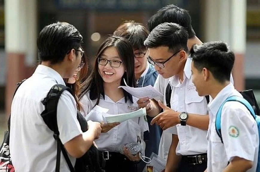 Ảnh thí sinh tham dự Kỳ thi tốt nghiệp THPT.
