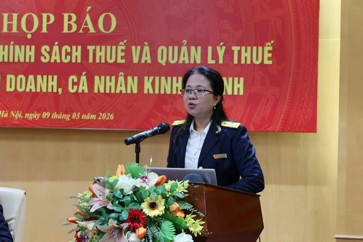 Bà Phạm Thị Minh Hiền, Phó trưởng Ban chính sách, thuế quốc tế (Cục Thuế).