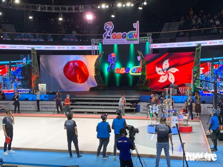Trận chung kết Robocon ABU 2025 giữa đội Nhật Bản và Hong Kong với chiến thắng thuộc về đội Nhật Bản. Trận chung kết Robocon ABU 2025 giữa đội Nhật Bản và Hong Kong với chiến thắng thuộc về đội Nhật Bản.