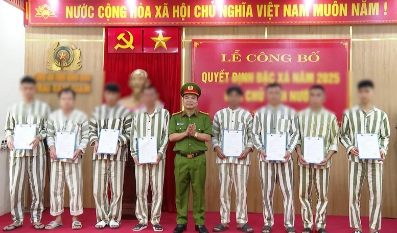 Tổ chức tha người được đặc xá theo Quyết định của Chủ tịch nước vào ngày 01/6/2026 - Ảnh minh họa