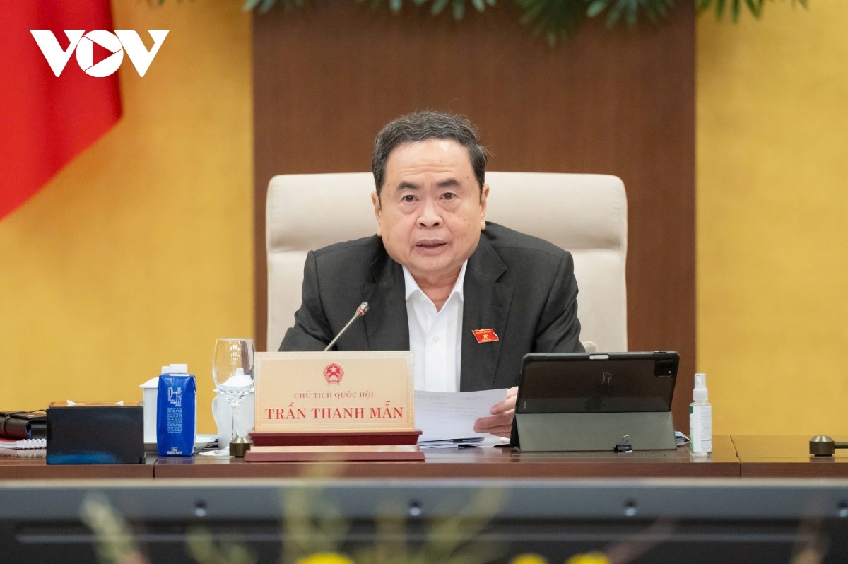 Chủ tịch Quốc hội Trần Thanh Mẫn.