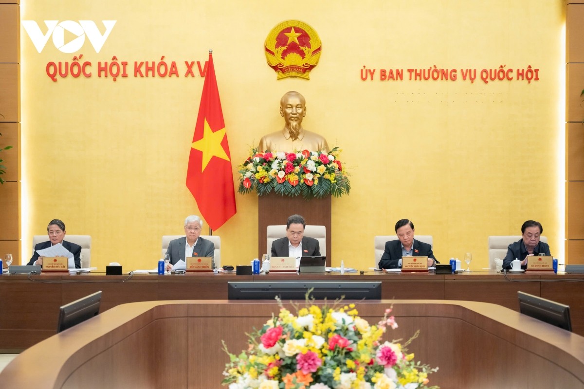 Phiên họp của Ủy ban Thường vụ Quốc hội về bầu cử.