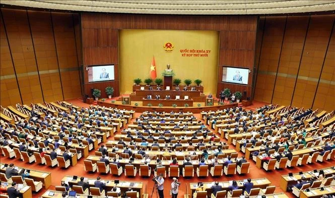 Toàn cảnh Phiên khai mạc trọng thể Kỳ họp thứ 10, Quốc hội khoá XV. Ảnh tư liệu.