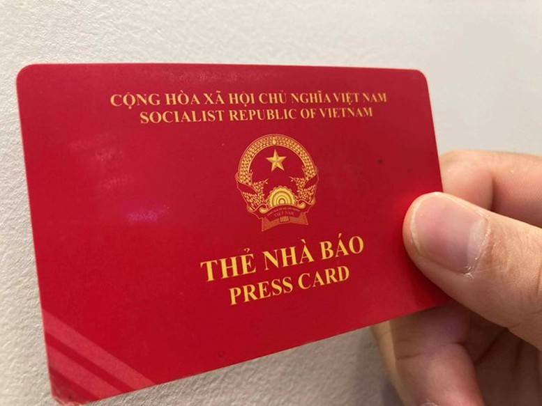 Gia hạn sử dụng thẻ nhà báo kỳ hạn 2021 - 2025 đến hết ngày 31/3/2026.