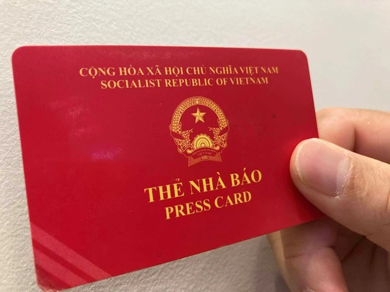 Gia hạn sử dụng thẻ nhà báo kỳ hạn 2021 - 2025 đến hết ngày 31/3/2026.