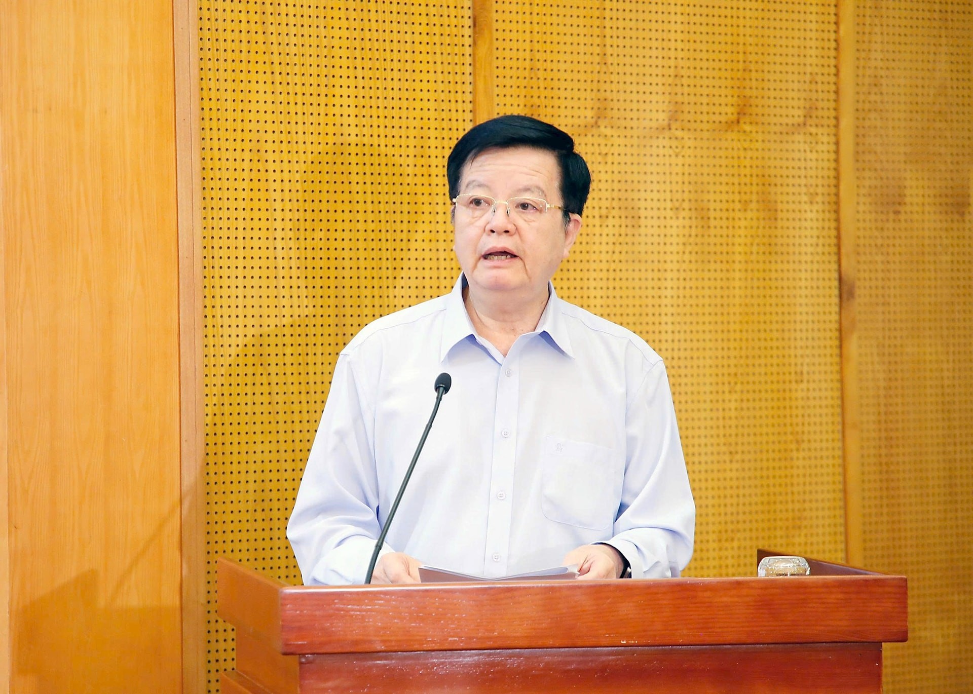 Phó Thủ tướng Chính phủ Mai Văn Chính phát biểu. Phó Thủ tướng Chính phủ Mai Văn Chính phát biểu.