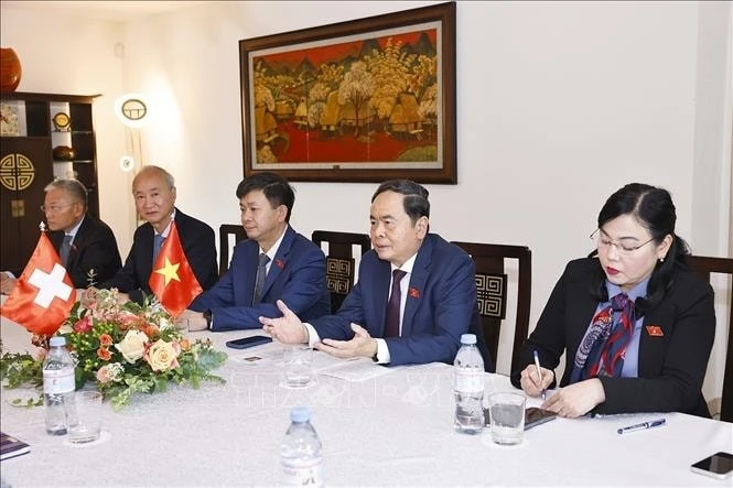 Chủ tịch Quốc hội Trần Thanh Mẫn phát biểu.