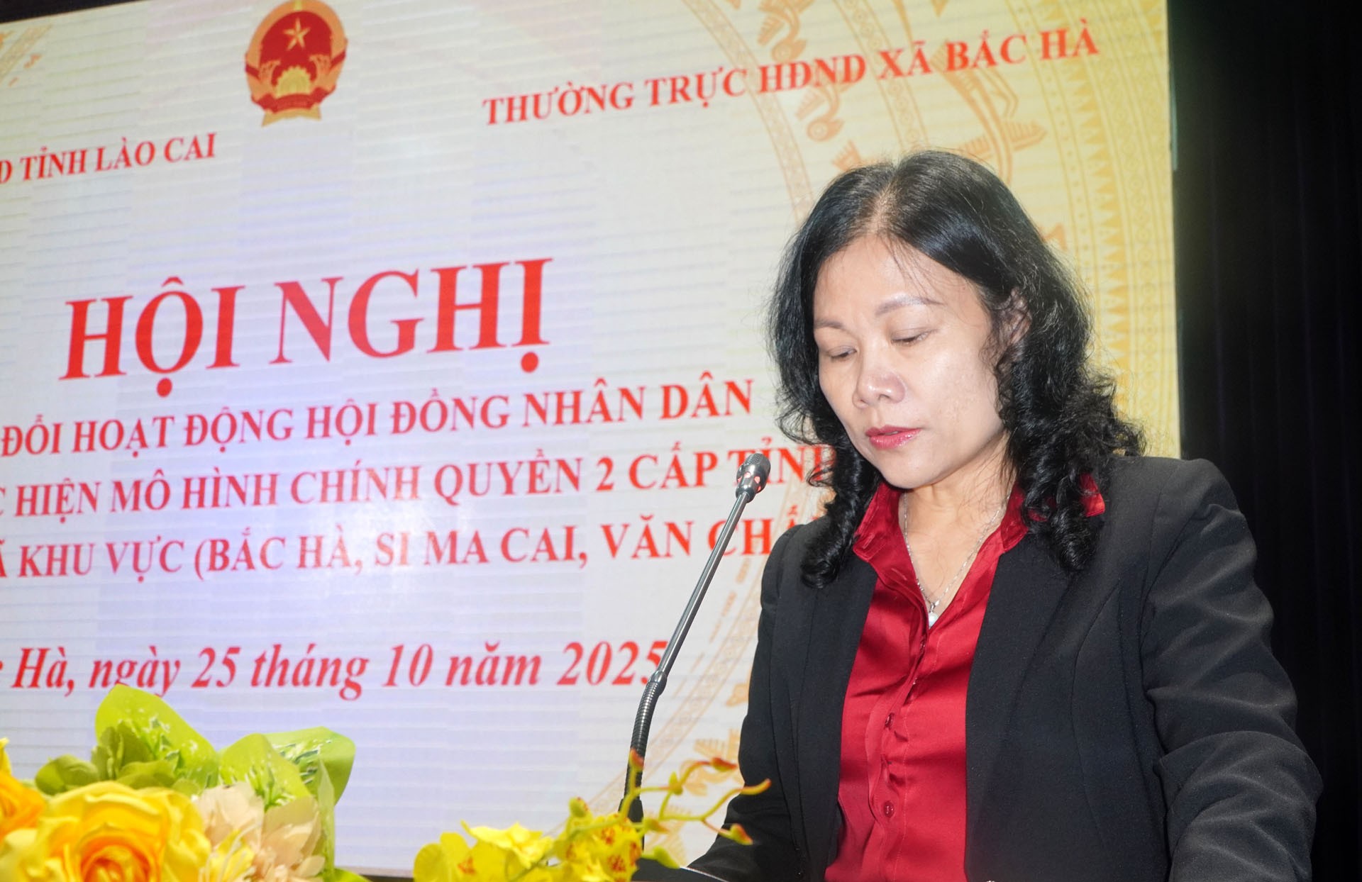 Đại diện các ban HĐND tỉnh trả lời các ý kiến của đại biểu dự hội nghị. dai-dien.jpg