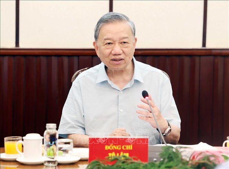 Tổng Bí thư Tô Lâm phát biểu. Tổng Bí thư Tô Lâm phát biểu.