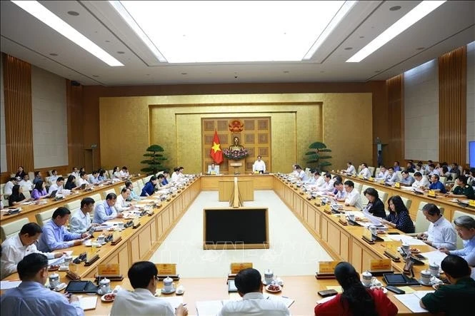 Cuộc họp giữa Đảng ủy Chính phủ và Đảng ủy Quốc hội nhằm chuẩn bị cho Kỳ họp thứ 10, Quốc hội khóa XV.