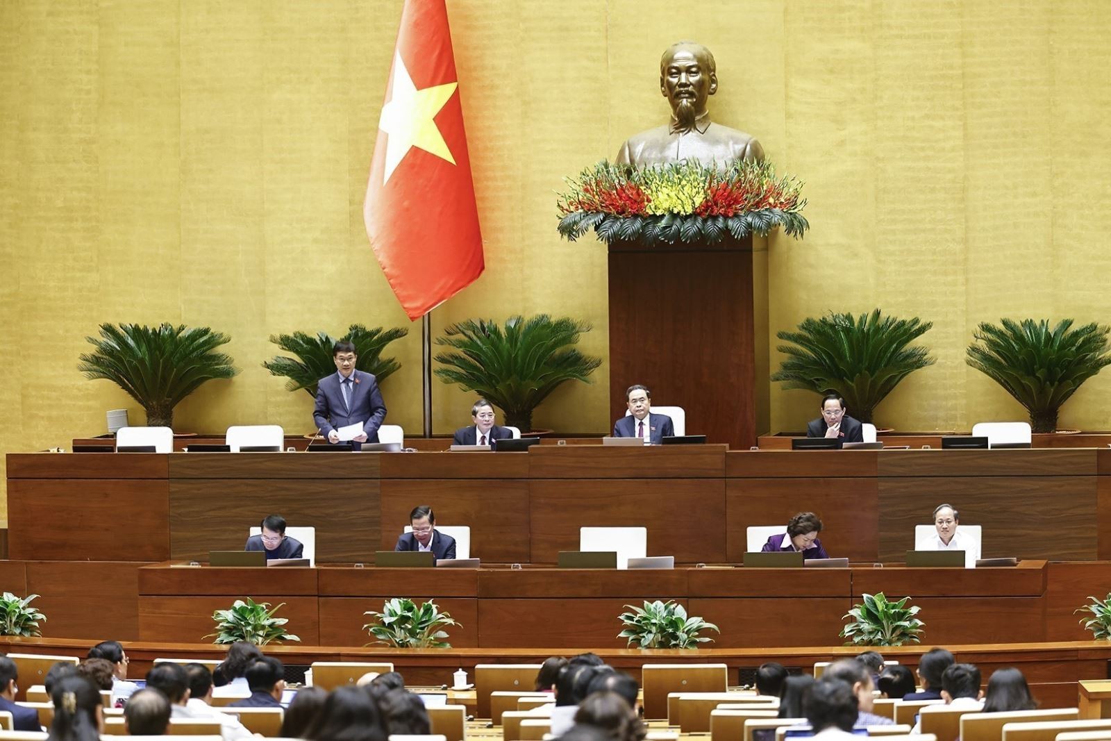 Quang cảnh phiên họp Quốc hội chiều 14/11/2025.