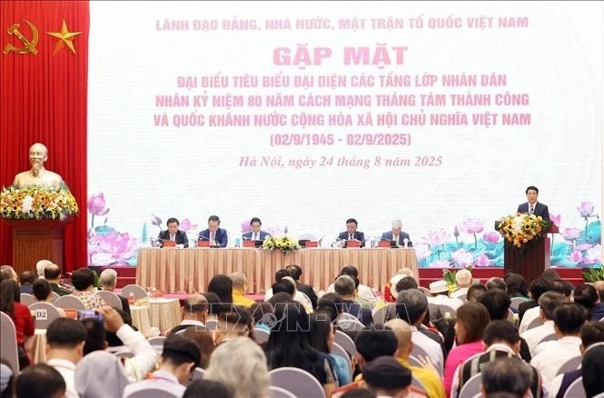 Chủ tịch nước Lương Cường phát biểu.