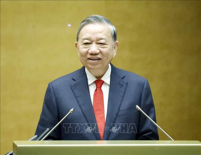 Tổng Bí thư Tô Lâm phát biểu chỉ đạo.