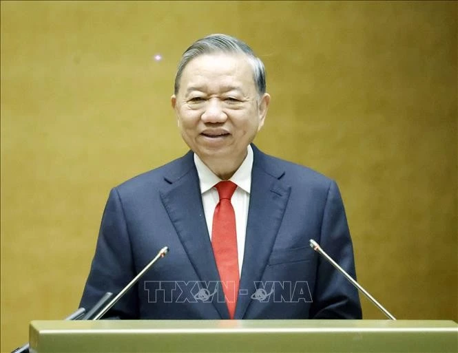 Tổng Bí thư Tô Lâm phát biểu chỉ đạo.