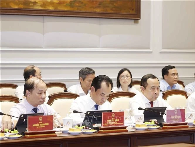 Các đại biểu tham dự Phiên họp thứ nhất Ban Chỉ đạo Trung ương về hoàn thiện thể chế và thực thi pháp luật.