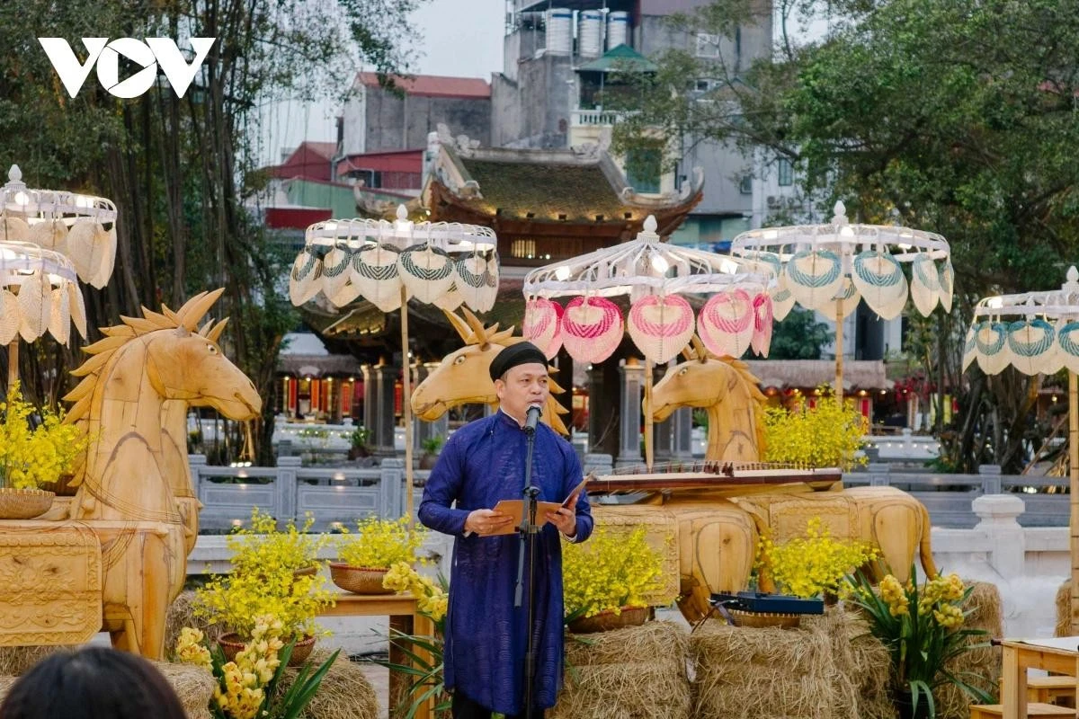 Ông Lê Xuân Kiêu, Giám đốc Trung tâm Hoạt động Văn hóa Khoa học Văn Miếu - Quốc Tử Giám