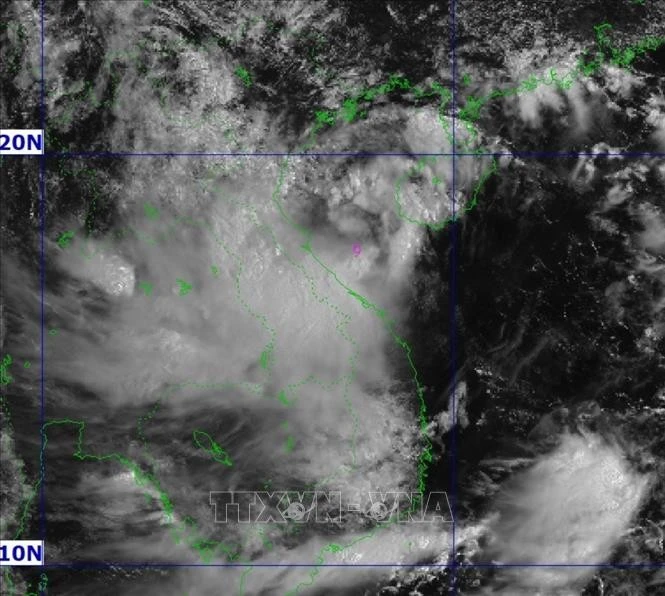 Vị trí tâm bão số 6 lúc 10 giờ ngày 30/8.